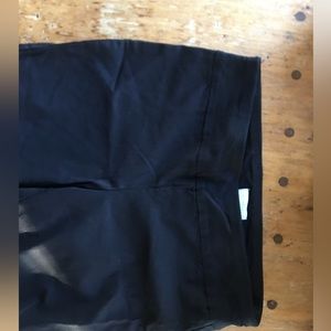 Black work trousers- cropped with embellishment on ankle.